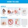 Ainiv Wire Toggle Hook 16 Small Clear Hanging Hooks with 24 Adhesive Strips DamageFree Utility Sticky Hooks No Tools Wall Hangers Heavy Duty for Bathroom Kitchen Office Organizers