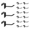 Chinflly 15 PCS Metal Panel Hook Hanger2 Inch Jewelry Display Hook for Hanging Tower Scarf hat Key