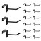 Chinflly 15 PCS Metal Panel Hook Hanger2 Inch Jewelry Display Hook for Hanging Tower Scarf hat Key