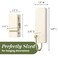 Command Mixed Hooks Pack Vanilla Bean Limited Edition 2 Medium Hooks 8 Spring Clips 12 Adhesive Strips Damage Free Hanging and Decorating Removes Cleanly Hold up to 3lbs