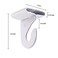 Gansita 15 Pair Drop Ceiling Hooks for Hanging White Heavy Duty Ceiling Hooks Metal TBar Hooks Suspended Ceiling Tile Hook Ceiling Clips for Home Classroom Grid Office Decorations