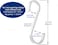 GAViA 20 Pack S Hooks White Heavy Duty S Shaped Hangers Pan Pot Holder Rack for Hanging Pans Pots Cups Clothes Bags Towels Plants Kitchen Bathroom Garden Office