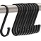 GAViA S Hooks S Shaped Hooks Matte Black S Hooks Heavy Duty for Hanging Pots and Pans Plants Coffee Cups Coats Bags Towels in Kitchen Bedroom Office Garden Bathroom 10 Pack