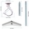 GDQLCNXB Ceiling Hooks 2665mm Heavy Duty Swag Hook with Steel Screws Bolts and Toggle Wings for Hanging Plants Ceiling Installation Cavity Wall Fixing White 2 Sets
