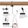 GEZIDEA Purse Hanger S Hooks Closet Rod Hooks for HandbagsBagsClothesPuresHats10Pack Large90Deg