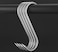 HONSHEN 8 Inch Meat Hook8mm Heavy Duty SHooks Stainless Steel Meat Processing Butcher Hook Meat Hooks 8inch8mm4p