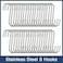 HTBMALL 40Pack S Hooks Stainless Steel Heavy Duty S Hooks for Hanging pots Pans Plants Coffee Mugs Towels in Kitchen and Bathroom Coat Bag Work Shop Perfect Rack Hooks