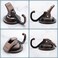 iRomic Heavy Duty Vacuum Suction Cup Hooks 4PackRed Bronze