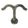SCHLAGE Ives by Schlage 580A5 Ceiling Hook Antique Brass