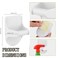 KuuGuu 6 PCS Wall Mount Spray Bottle Hooks Holder to Create Storage Space Easy to Install Adhesive Hook Strong Spray Bottle Organizer for Cabinet Kitchen Bathroom Mount to a Variety of Surfaces