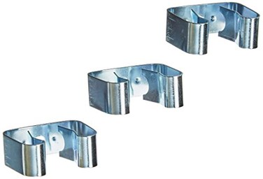 Crawford Lehigh 13202 Grip Clip Organizer Silver Large pack of 3