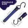 Modixun 8pcs Leather SHooks Metal S Shaped Hooks for Hanging Camping Stroller Coat Towel Kitchen Bathroom Blue
