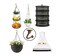 OBSTKUCHEN 4 Sets Swag Ceiling Hooks Heavy Duty Swag Hook with Hardware for Hanging Plants Ceiling Installation Cavity Wall Fixing 4 Antique Brass
