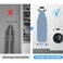 Pensino Ironing Board Hanger Wall Mount Ironing Board Holder Iron Board Organizer Wall Rack Black Iron Board Hanger Holder for LaundryBlack