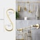 Mewuthede Penwlled Brass S Hooks SShaped Hook 10 Pcs Heavy Duty S Hooks for Hanging Kitchen Pots and Pans Office Bathroom Closet Outdoor Widely Used