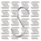 RHBLME 100 Pack S Hooks 28 Inch Small Heavy Duty Stainless Steel S Hooks for Hanging Jeans Cooking Utensils Potted Plants etc
