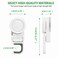 Tinkeep Suction Cup Mop Holder Wall Mount Broom Holder Mop Handle Hanger Household Cleaning Organizer No Drilling Holds up to 1215lbs 3pack