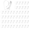 IAXSEE 50 PCS Traceless Clear Plastic Adhesive Hooks No Damage Transparent Reusable Seamless Hooks Sticky Hangers with Non Marking Sticker for Kitchen Bathroom Bedroom Office Wall324Cm118094Inches