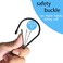 ANIASOM 6Pcs S Hooks Hanging 12 inch Heavy Duty Large S Hooks with Safety Buckle Long S Hook for Hanging Plant Utility Hooks Long Heavy Duty Hanging Hooks for Kitchen Bathroom Garden Indoor Outdoor