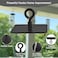 AccEncyc No Hole Adhesive Ceiling Hooks 10Pcs No Drill Ceiling Hanging Hook for Hanging Light Plants Lanterns Wind Chime Hanger Sticky Eye Hooks for Baby Mobile Curtain