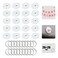 Shaoduoli Adhesive Ceiling Disc HookSmall Hanging Suspension RingPowerful Sticky Decoration HangerPosterFlagpoleBalloonRibbonBellsString Lights HolderPartyWeddingCeremony Ornament Gadget20pcs
