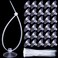 ANCIRS 30pcs 25mm Suction Cups with 50pcs Transparent Zip Ties Aquarium Suction Cups for Fish Tank Plant Holder Decoration Rubber Sucker Pad Without Hooks for Home Kitchen Hanging Organization