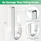 appacare Aluminum Alloy No Damage Vinyl Siding Hooks Hangers with 1 pcs Crowbar for Hanging Outdoor Decor 10 pcs