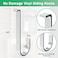 appacare Aluminum Alloy No Damage Vinyl Siding Hooks Hangers with 1 pcs Crowbar for Hanging Outdoor Decor 10 pcs