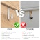appacare Aluminum Alloy No Damage Vinyl Siding Hooks Hangers with 1 pcs Crowbar for Hanging Outdoor Decor 10 pcs