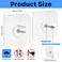 CACASO 20 Pcs Adhesive Wall Mount Screw HooksWall Hooks for HangingScrew Wall Hangers Without NailsAdhesive Hooks Heavy DutyWall Hooks for Mount Wall Shelf Kitchen Bathroom Home14 mm13 lbsMax