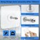 CACASO 20 Pcs Adhesive Wall Mount Screw HooksWall Hooks for HangingScrew Wall Hangers Without NailsAdhesive Hooks Heavy DutyWall Hooks for Mount Wall Shelf Kitchen Bathroom Home14 mm13 lbsMax