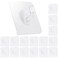COMNICO Adhesive Hooks Clear Plastic Waterproof Heavy Duty Sticky Wall Ceiling Door Window Pothook Home Kitchen Bathroom Shower Office for Hanging Hat Towel Picture Coats 30