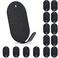 COOKFUN Metal Wall Hooks Heavy Duty Hanging Hooks Black Steel Hook for Keys Kitchen Bathroom Entryway Organization 15 Pack