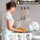 COOKFUN Metal Wall Hooks Heavy Duty Hanging Hooks Black Steel Hook for Keys Kitchen Bathroom Entryway Organization 15 Pack