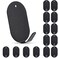 COOKFUN Metal Wall Hooks Heavy Duty Hanging Hooks Black Steel Hook for Keys Kitchen Bathroom Entryway Organization 15 Pack