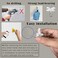 Crhexpva 10PCS Non Trace Wall Ceiling HooksPlant Hanging Hooks on Drywall Popcorn TexturedUnsmooth Wall Removable No DrillingHeavy Duty Set A