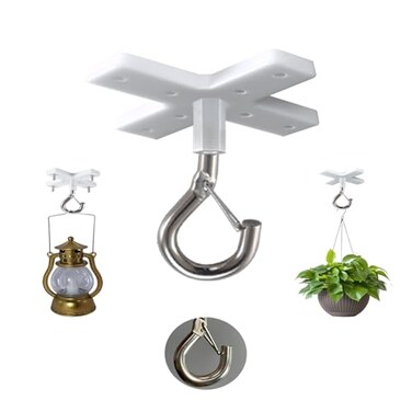 Crhexpva 10PCS Non Trace Wall Ceiling HooksPlant Hanging Hooks on Drywall Popcorn TexturedUnsmooth Wall Removable No DrillingHeavy Duty Set A