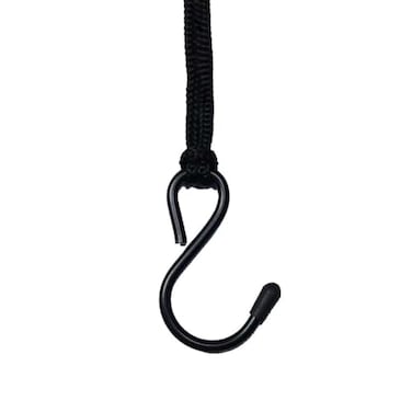 Crhexpva Black Small Metal S Hooks Metal Thin s Hook 18 inchWire S Hooks Hanger Set of 20 Heavy Duty SShaped Hooks for Outdoor Hanging Plants Clothes Kitchenware