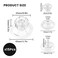 Daily Treasures 15pcs 45mm Screw in Suction CupsStrong Suction Cups with Knurled NutsSmall Suction Pads with Support ShellReusable SuckerClear Suction Cups for Glass Mirror Camping Caravan Decor