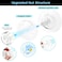 Daily Treasures 15pcs 45mm Screw in Suction CupsStrong Suction Cups with Knurled NutsSmall Suction Pads with Support ShellReusable SuckerClear Suction Cups for Glass Mirror Camping Caravan Decor