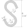 DaylyFav 4 Pack 33 inch S Hooks for Hanging Heavy Duty Porch Swing Hammock Stand Punching Bags Hanger Holds 557Lbs 304Stainless Steel