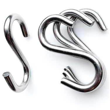 DaylyFav 4 Pack 33 inch S Hooks for Hanging Heavy Duty Porch Swing Hammock Stand Punching Bags Hanger Holds 557Lbs 304Stainless Steel