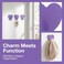 DOITOOL HeartShaped SelfAdhesive Hooks 10 Pcs No Trace Wall Hooks for Organizing Keys Towels Bags in Bedroom Kitchen Bathroom 177X157X059 Inches