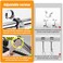 DOVORSY Tube Rod HooksStainless Steel Adjustable J Hooks for 071126 in 1832mm Inner Dia Adjustable RodBathroom Wardrobe Pipe HangerSmall U Hooks 2 Pack