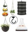 Evsteluo 2 Sets Large Swag Ceiling Hooks Heavy Duty Swag Hook with Hardware for Hanging Plants Wind Chimes Light Fixtures Bed Netting etc Ceiling Installation Cavity Wall Fixing 2 Sets Black