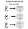 Evsteluo Large Swag Ceiling Hooks for Hanging Plants Heavy Duty Swivel Hook with Hardware Ceiling Installation Cavity Wall Fixing 2 Sets Antique Brass