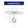 GHASYXL No Drilling Ceiling Hooks Adhesive Ceiling Plant Hooks Sticky Eye Hooks for Hanging Bird Feeders Indoor Outdoor Decoration Hooks4 Circular