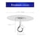 GHASYXL No Drilling Ceiling Hooks Adhesive Ceiling Plant Hooks Sticky Eye Hooks for Hanging Bird Feeders Indoor Outdoor Decoration Hooks4 Circular