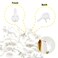Hocansen 100 PCS Picture Hanging Hooks Plastic Invisible Nail Hangers Concrete Wall Hooks Hardwall Picture Hangers Picture Hook for Photo Frame Decorations XKSL25x15x5mm
