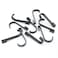 ITROLLE 10PCS Black Heavy Duty J Shaped Stainless Steel Sink Hooks for Kitchen Bedroom Office Wire Shelf Coat Rack Accessories